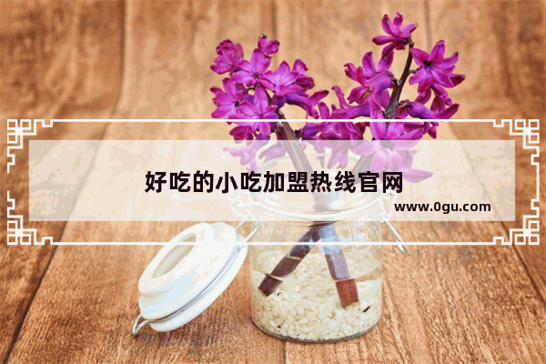 好吃的小吃加盟热线官网
