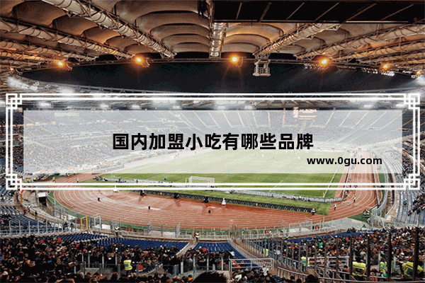 国内加盟小吃有哪些品牌