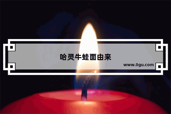 哈灵牛蛙面由来