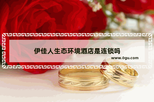 伊佳人生态环境酒店是连锁吗