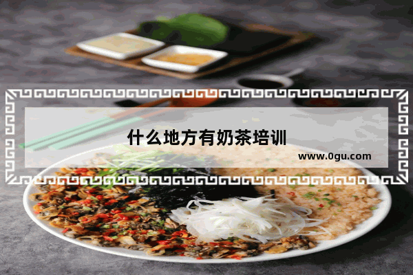 什么地方有奶茶培训