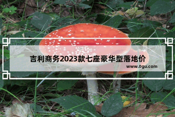 吉利商务2023款七座豪华型落地价