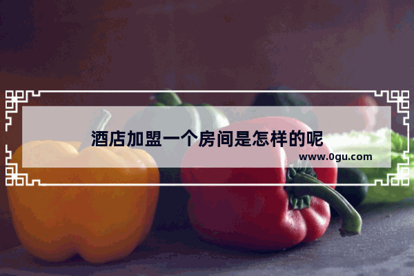 酒店加盟一个房间是怎样的呢