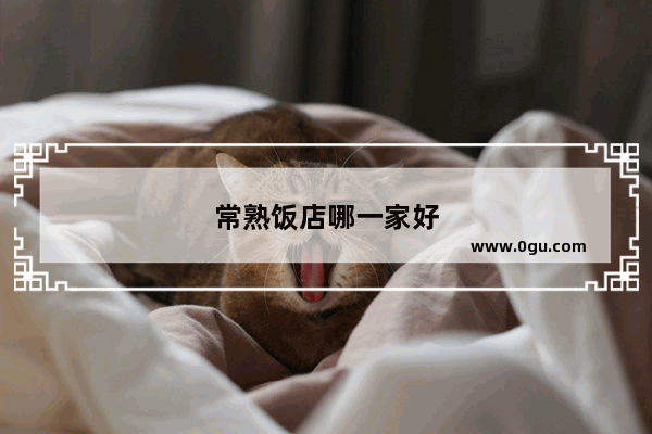 常熟饭店哪一家好