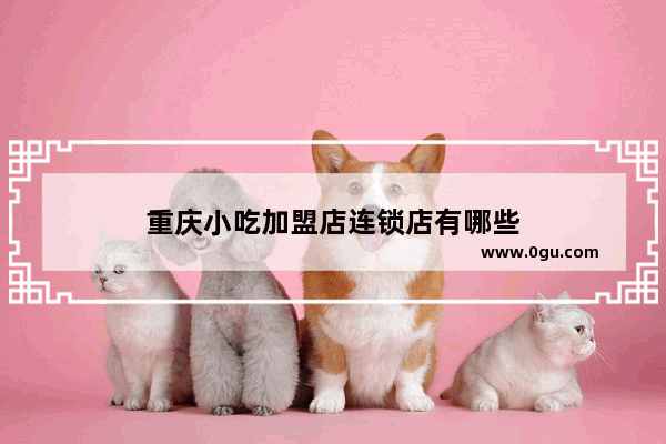 重庆小吃加盟店连锁店有哪些