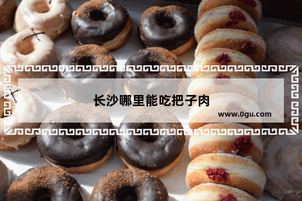 长沙哪里能吃把子肉