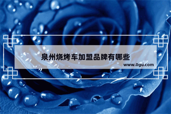 泉州烧烤车加盟品牌有哪些