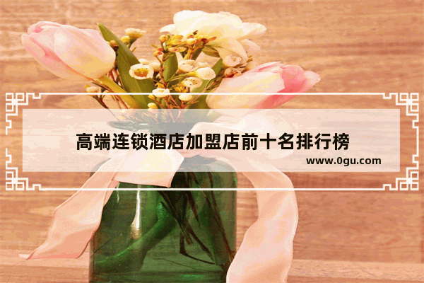 高端连锁酒店加盟店前十名排行榜