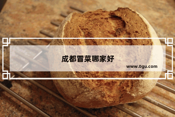 成都冒菜哪家好