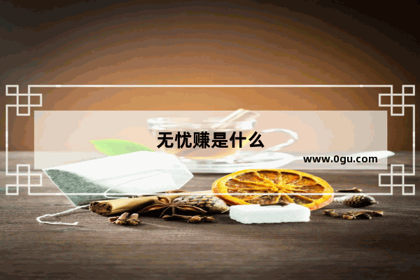 无忧赚是什么