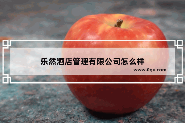 乐然酒店管理有限公司怎么样