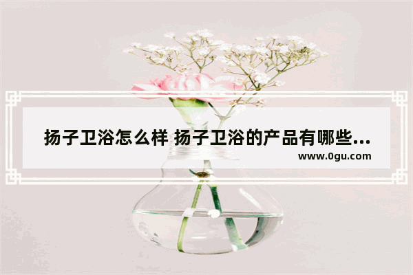 扬子卫浴怎么样 扬子卫浴的产品有哪些优点