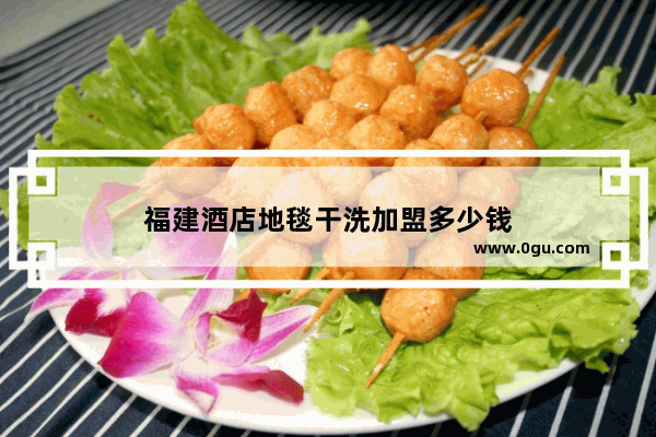 福建酒店地毯干洗加盟多少钱