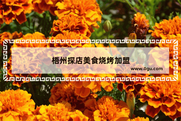 梧州探店美食烧烤加盟