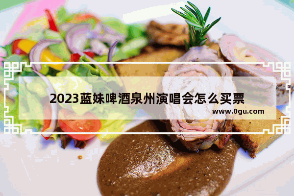 2023蓝妹啤酒泉州演唱会怎么买票