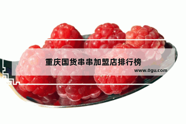 重庆国货串串加盟店排行榜