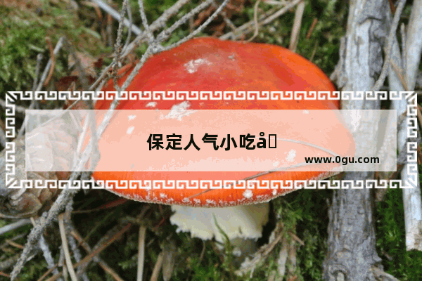保定人气小吃加盟推荐