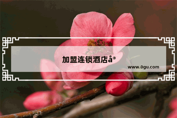 加盟连锁酒店客房多少钱