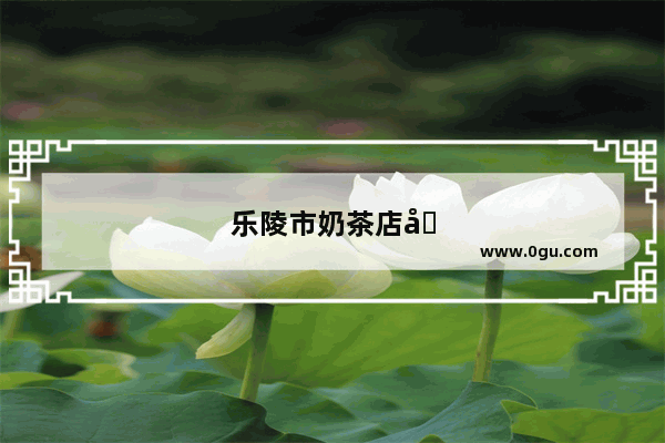 乐陵市奶茶店加盟电话