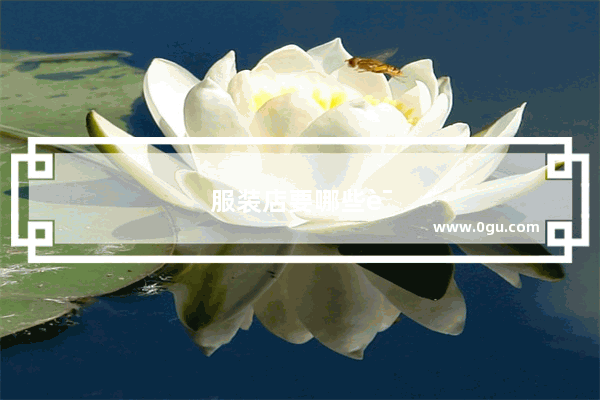 服装店要哪些证件