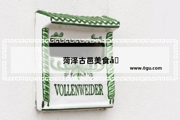 菏泽古邑美食凉皮加盟店