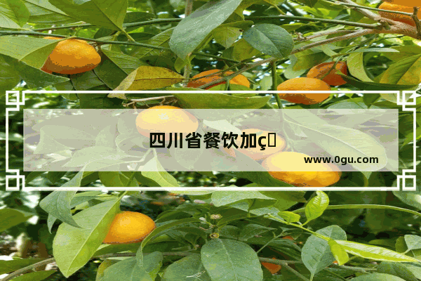四川省餐饮加盟店排行榜前十名