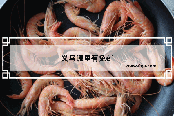 义乌哪里有免费的户外烧烤