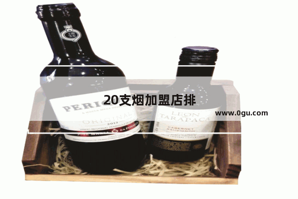 20支烟加盟店排行榜第一名