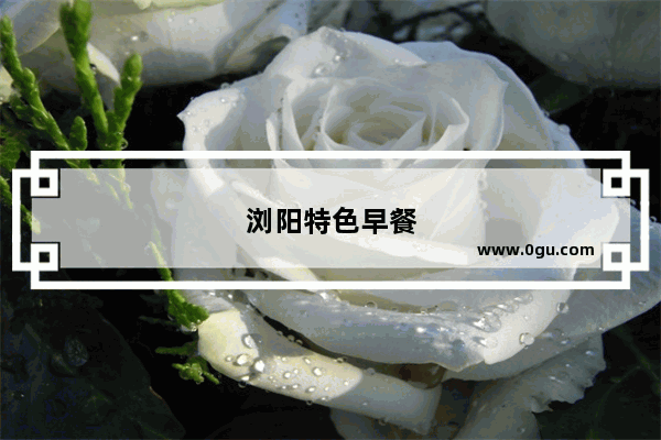 浏阳特色早餐