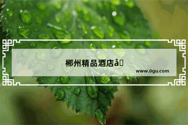 郴州精品酒店加盟费用详解