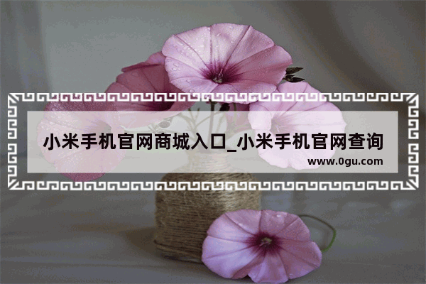 小米手机官网商城入口_小米手机官网查询