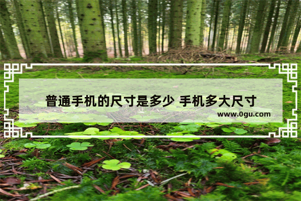 普通手机的尺寸是多少 手机多大尺寸