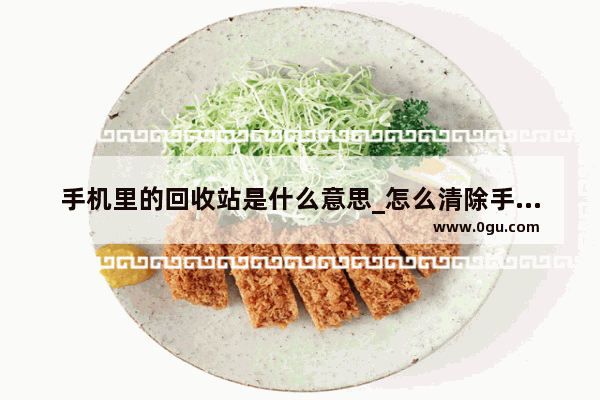 手机里的回收站是什么意思_怎么清除手机回收站