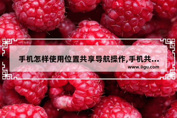手机怎样使用位置共享导航操作,手机共享位置