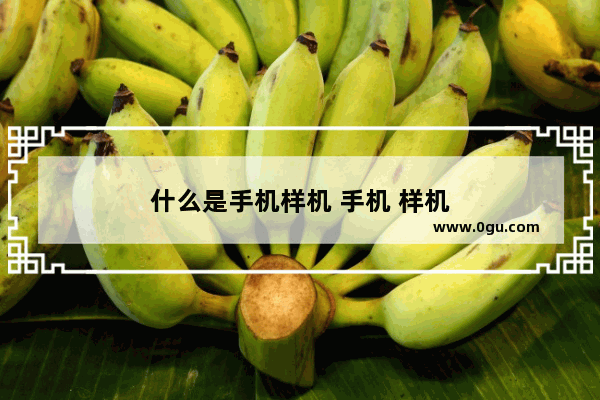 什么是手机样机 手机 样机