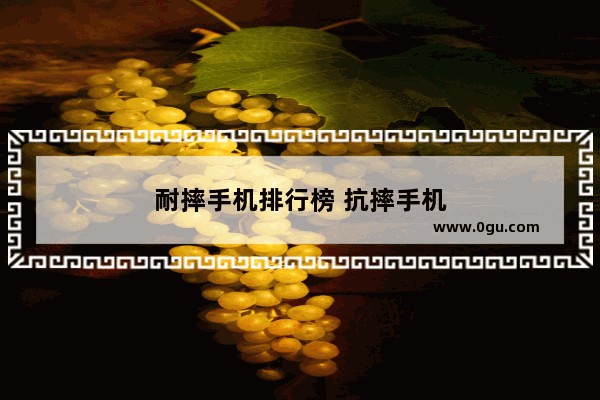 耐摔手机排行榜 抗摔手机