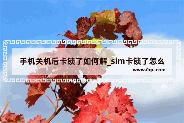 手机关机后卡锁了如何解_sim卡锁了怎么办怎样解开