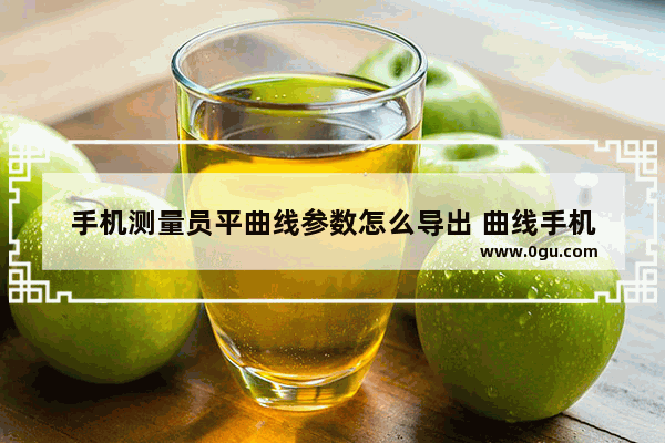手机测量员平曲线参数怎么导出 曲线手机