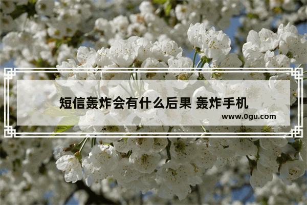 短信轰炸会有什么后果 轰炸手机