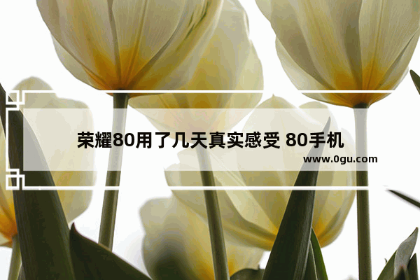 荣耀80用了几天真实感受 80手机