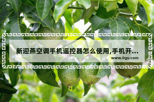 新迎燕空调手机遥控器怎么使用,手机开空调怎么开