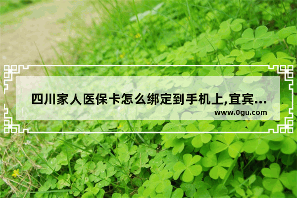 四川家人医保卡怎么绑定到手机上,宜宾手机