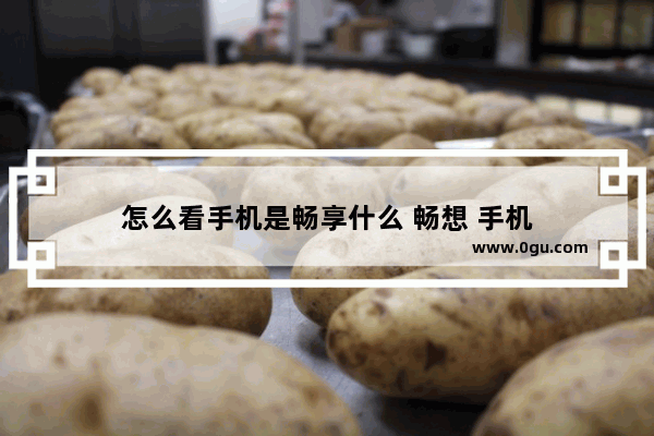 怎么看手机是畅享什么 畅想 手机