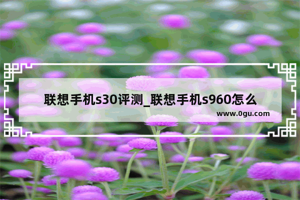 联想手机s30评测_联想手机s960怎么样