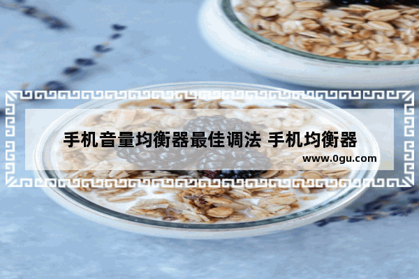 手机音量均衡器最佳调法 手机均衡器