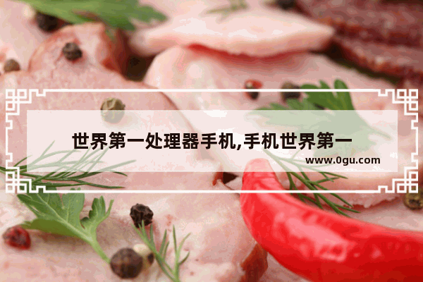 世界第一处理器手机,手机世界第一