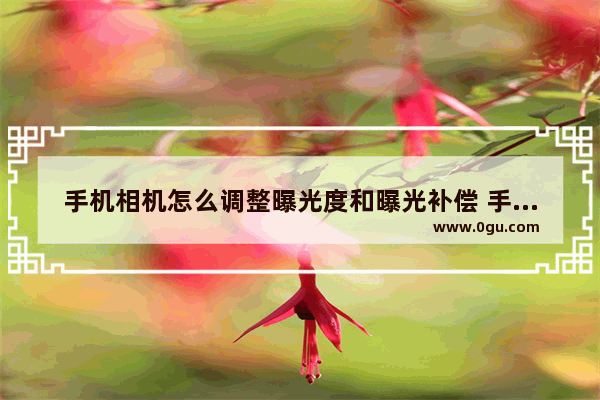 手机相机怎么调整曝光度和曝光补偿 手机曝光怎么调