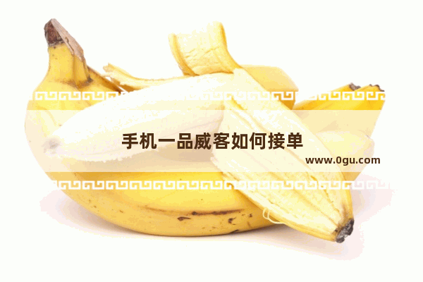 手机一品威客如何接单