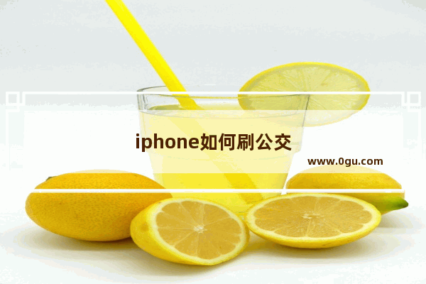 iphone如何刷公交