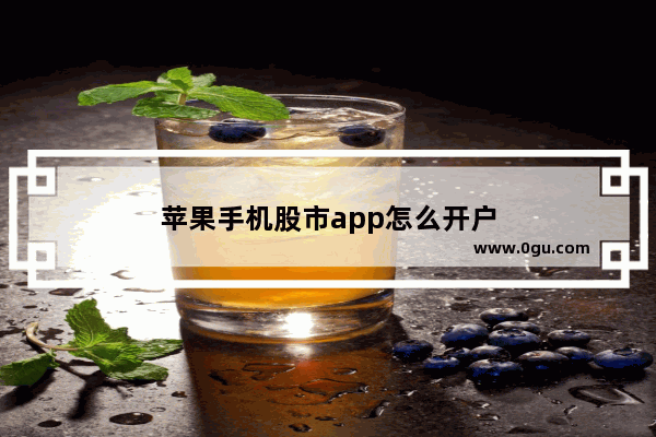 苹果手机股市app怎么开户
